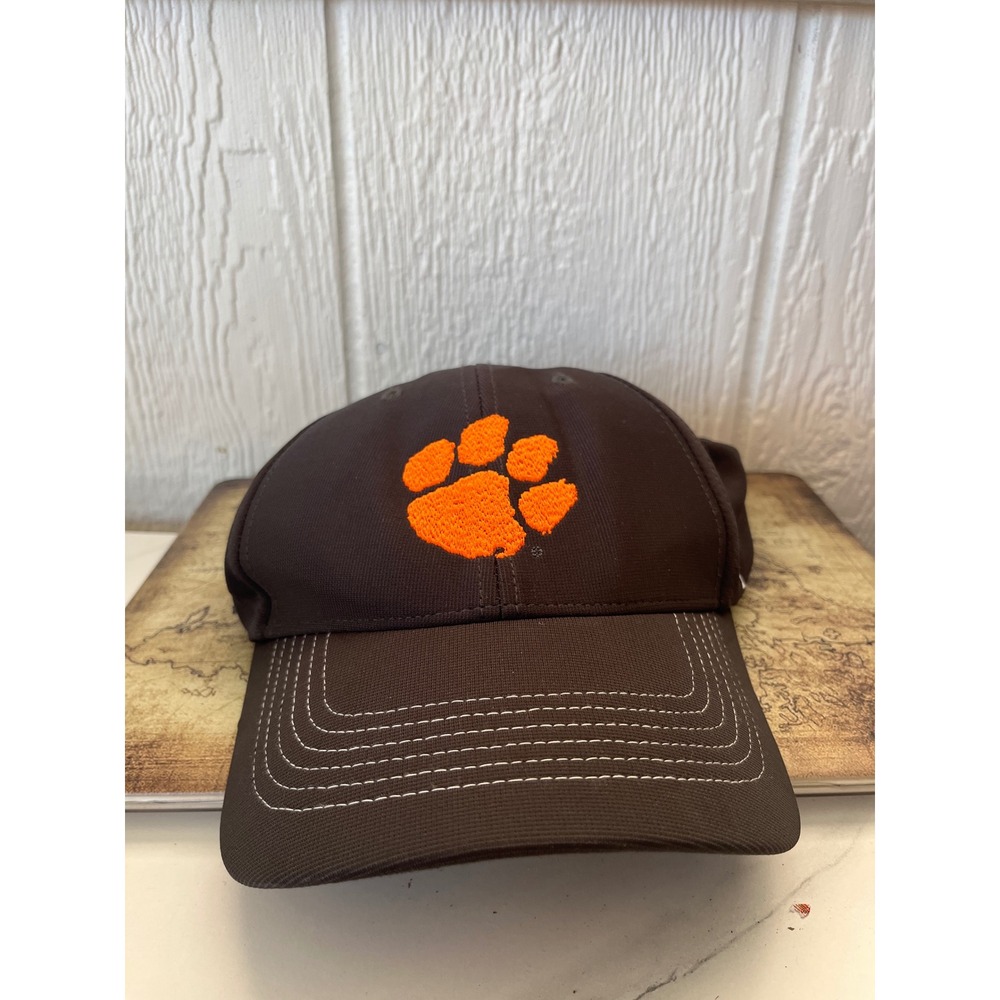 Clemson Tigers 2016 National Championship Baseball Cap Orange Paw Logo 47 Brand - Picture 1 of 4